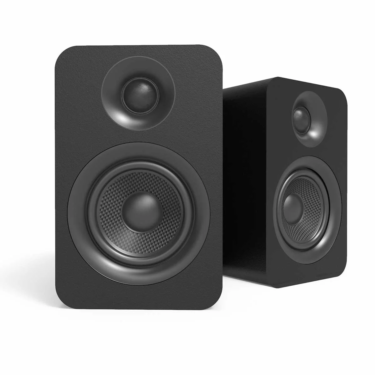 Kanto OPEN BOX YU Passive 4" Passive Bookshelf Speakers with 1" Silk Dome Tweeter | External Amplifier Required | Matte Black | Pair - A Grade - Image 10
