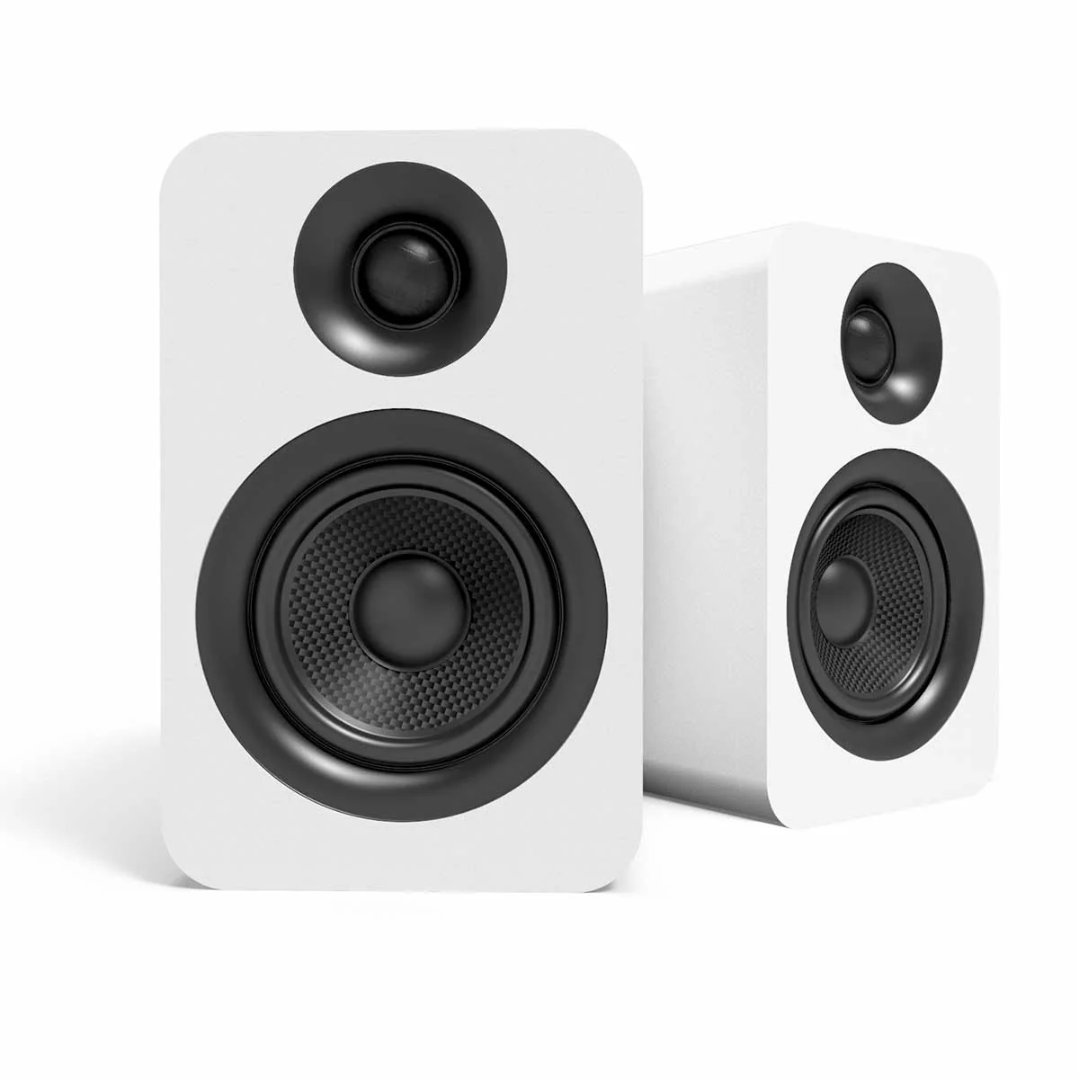 Kanto OPEN BOX YU Passive 4" Bookshelf Speakers - Matte White - Pair - A Grade - Image 8