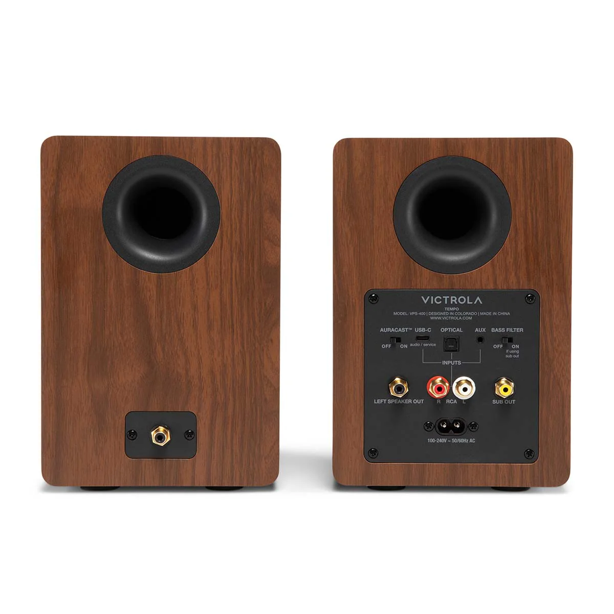 Victrola Tempo Bluetooth Bookshelf Speakers - Image 8